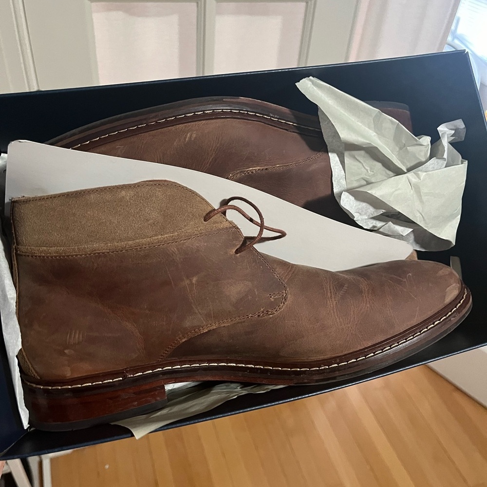 Cole Haan Men's Tan Leather Chukka Boot